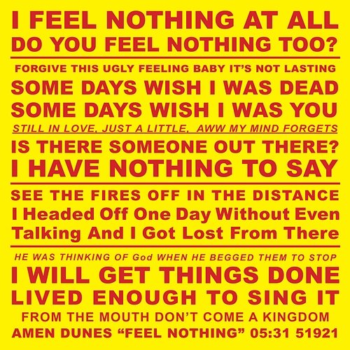 Feel Nothing Amen Dunes & Sleaford Mods