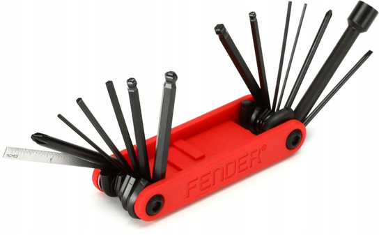 Fender Multitool do Gitaty i Basu Czerwony Inna marka