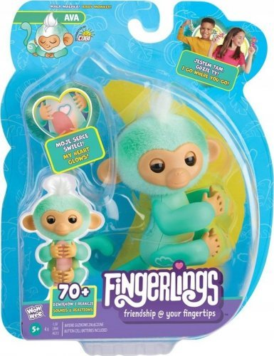 Fingerlings 2.0 Basic Monkey Teal – Ava Fingerlings