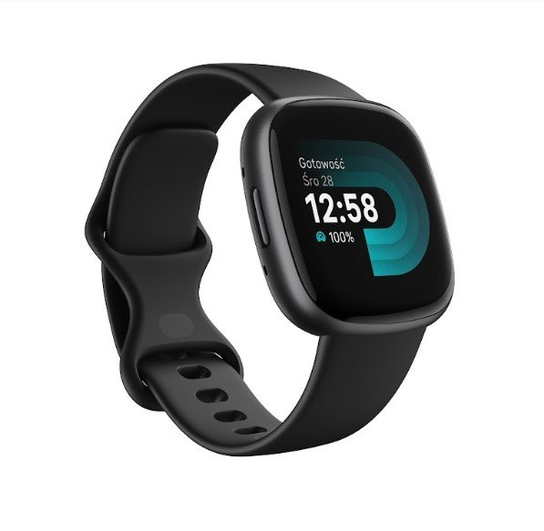 Fitbit, Smartwatch, Versa 4, Black/Graphite Fitbit