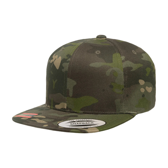 Flexfit YP Classics Camo Snapback Cap (OS / Moro) FlexFit