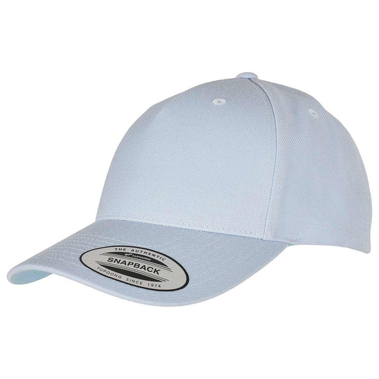 Flexfit YP Classics Curved 5 Panel Snapback Cap (OS / Błękitny) FlexFit