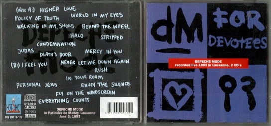 For Devotees, Live 1993 Depeche Mode