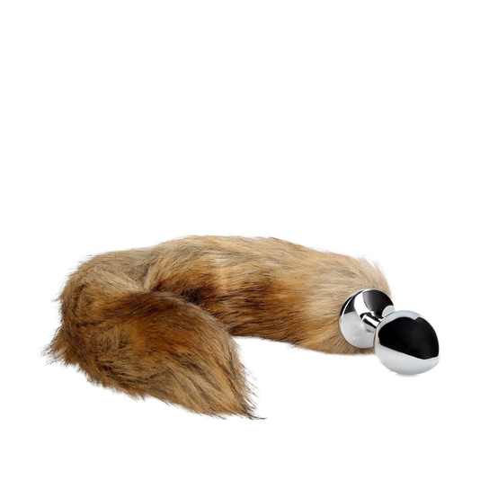 Fox Tail with Metal Butt Plug SHOT