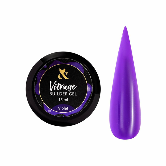 FOX Vitrage Builder Gel Violet 15 ml Fox