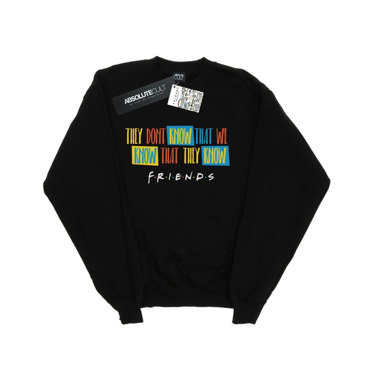 Friends Bluza Damska They Don't Know Script (L / Czarny) Friends