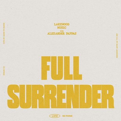 Full Surrender Lakewood Music, Alexander Pappas