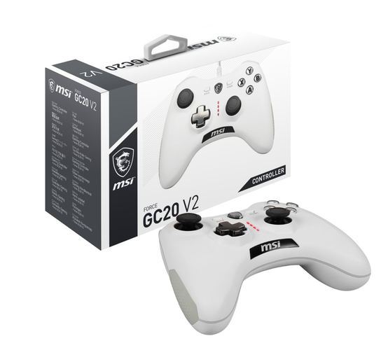 Gamepad MSI Force GC20 V2 biały MSI