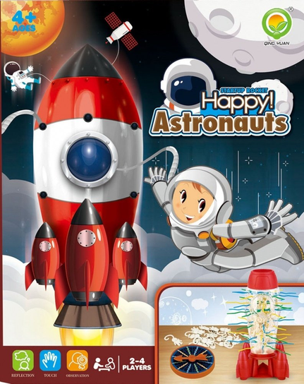 Gra spadający astronauta, Gra planszowa, MEGA CREATIVE Mega Creative