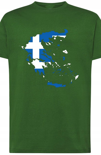 Grecja Męski Modny T-shirt NadrukLogo Rozm.3XL Inna marka