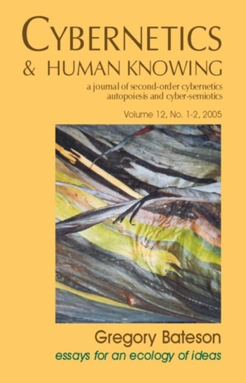 Gregory Bateson Imprint Academic
