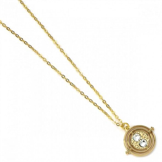 Harry Potter Time Turner Gold Plated - Łańcuszek Half Moon Bay Limited