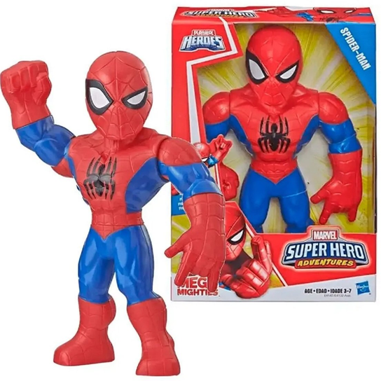 HASBRO FIGURKA SPIDERMAN MEGA MIGHTIES PLAYSKOOL HEROES E4147 SUPER HERO ADVENTURES