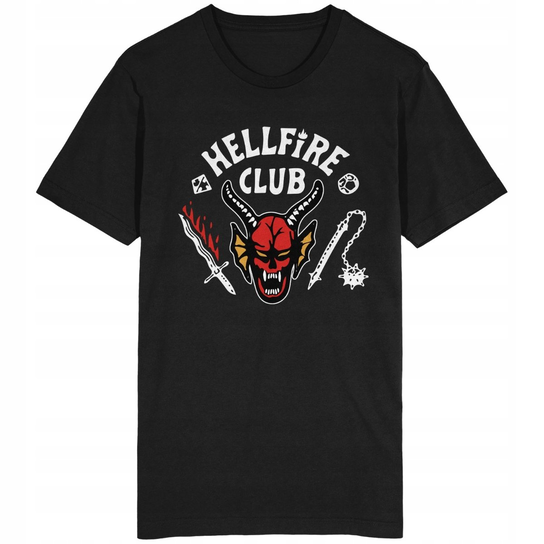 Hellfire Club Koszulka Stranger Things Serial GILDAN