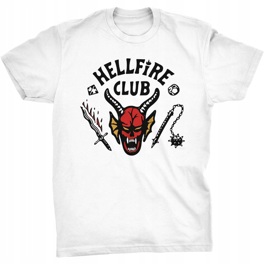 Hellfire Club Koszulka Stranger Things Serial GILDAN