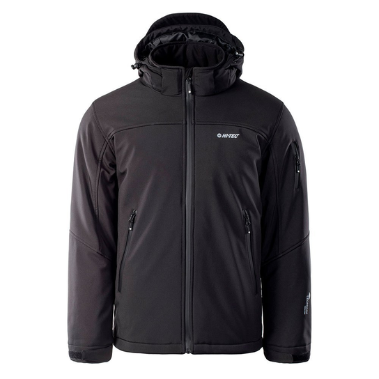 Hi-Tec Męska Kurtka Soft Shell Geko (M / Czarny) Hi-Tec