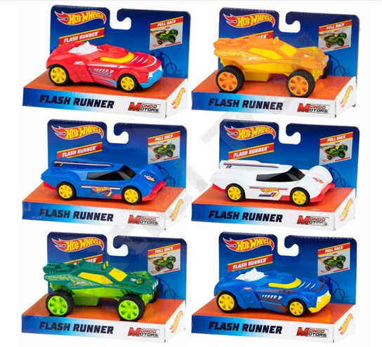 Hot Wheels, Pullback, Flash Runner 1 szt. Hot Wheels