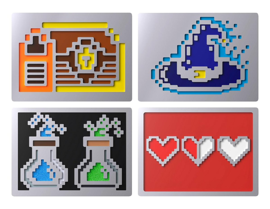 HyperX 8 Bit Series Magnetic Badge HyperX