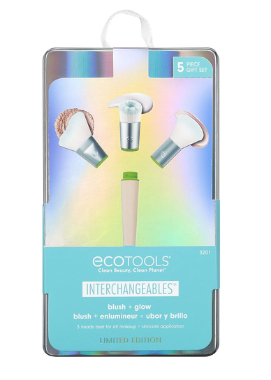 Interchangeables Set EcoTools: Interchangeables, Foundation Brush + Interchangeables, Blending, Blush Brush + Interchangeables, Angled Cut, Blush Brush Ecotools