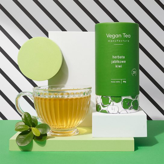 Jabłkowe Kiwi Vegan Tea