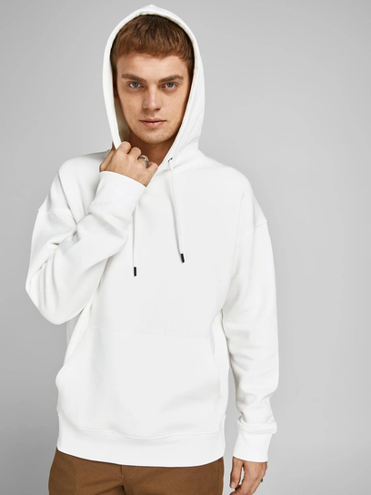 JACK & JONES BLUZA MĘSKA BIAŁA BASIC XL 16FA JACK&JONES