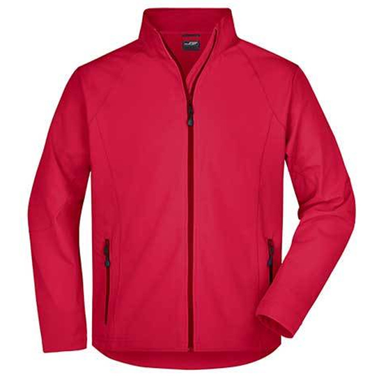 James Bond Męska Kurtka Soft Shell (L / Ciemnowiśniowy) James Bond