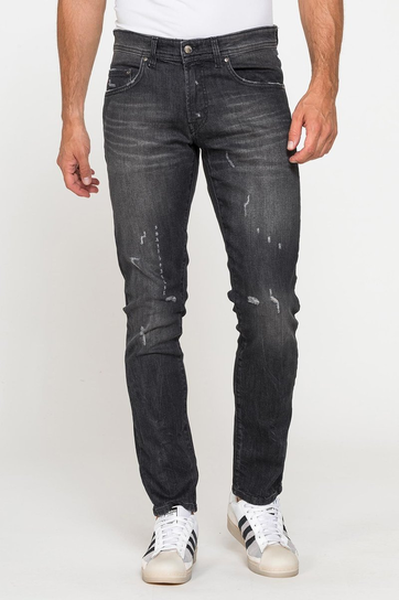 Jeansy mod.717 STRETCH - czarny Inna marka