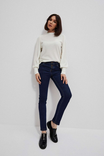 Jeansy push up-M Moodo