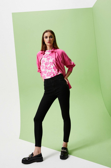 Jeansy push up-XS Moodo