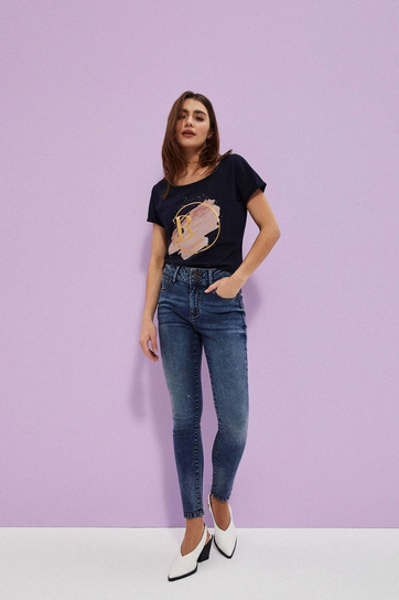 Jeansy push up-XS Moodo