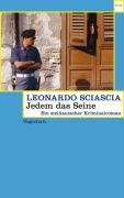 Jedem das Seine Sciascia Leonardo