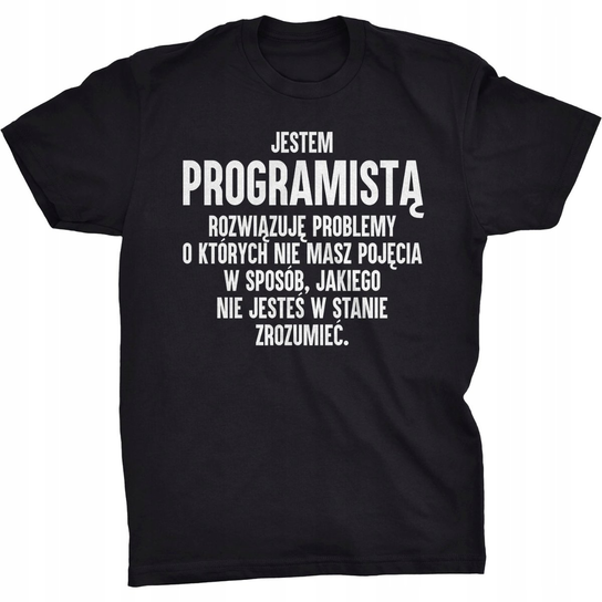 Jestem Programistą Koszulka Dla Programisty GILDAN
