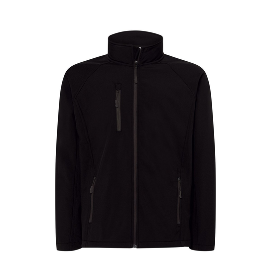 JHK Męska Kurtka Soft Shell (M / Czarny) JHK