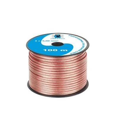 Kabel głośnikowy CCA 100m Cabletech Cabletech