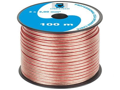 Kabel głośnikowy CCA Cabletech 100m Cabletech