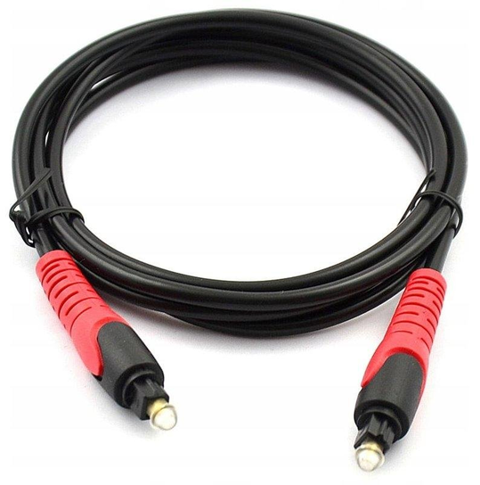 Kabel Przewód Optyczny 1m Audio Cyfrowy Toslink Cabletech