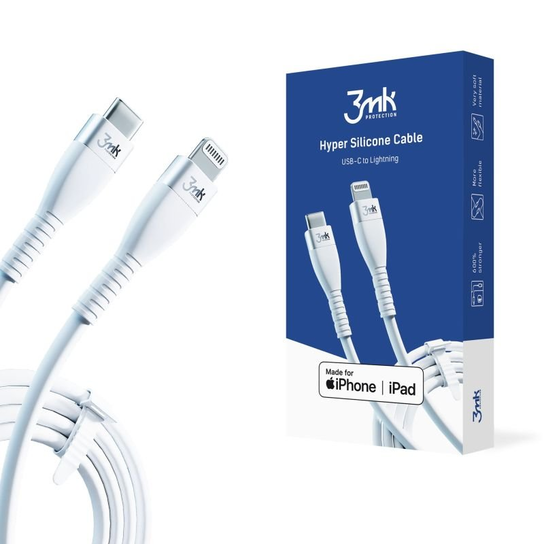 Kabel USB-C to Lightning do iPhone 3mk Hyper Cable 3MK