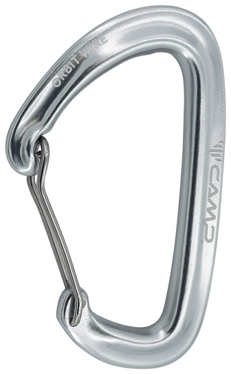Karabinek Camp Orbit Wire Silver Camp