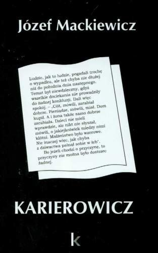 Karierowicz. Dzieła. Tom 2 Mackiewicz Józef