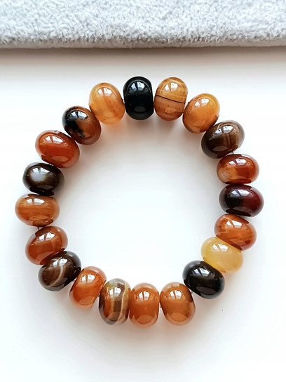 Karneol Oponka 12Mm ALEKORALE-ELBLĄG