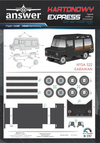 Kartonowy Express P.P.U.H.W. Answer Łukasz Wąwoźny
