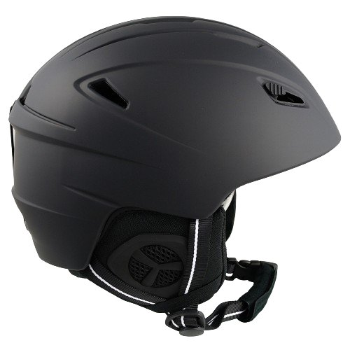 KASK NARCIARSKI KASK SNOWBOARDOWY czarny matowy XL +GRATIS Woosh