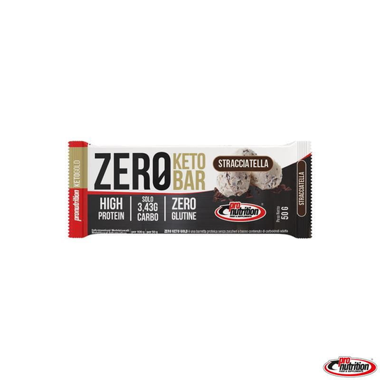 Keto Baton Zero Stracciatella 50g - Pronutrition brak informacji