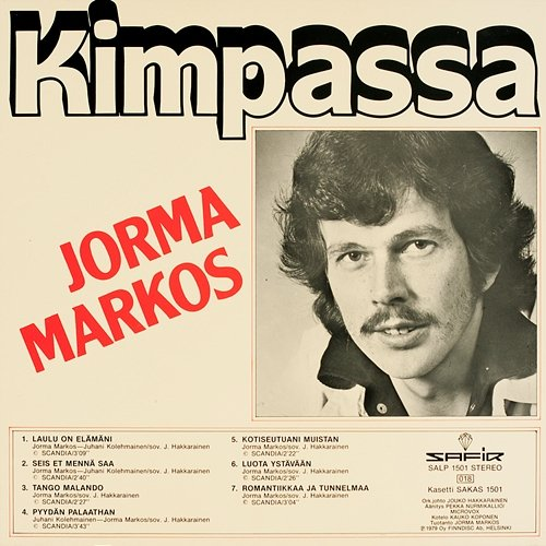 Kimpassa Jorma Markos ja Kalevi Nyman