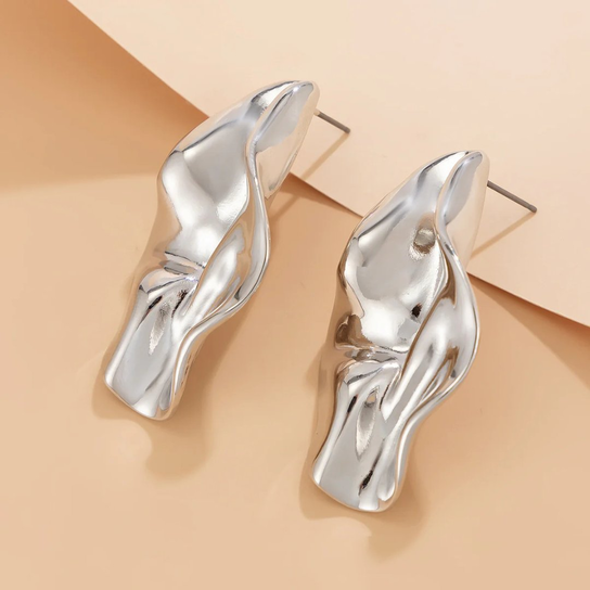 Kolczyki Aurea Wave Silver Orvella