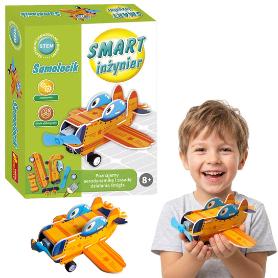 Konstruktor Samolocik SMART Inżynier Eksperymenty STEM dla Dzieci Ranok-Creative