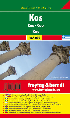 Kos. Mapa 1:65 000 Freytag & Berndt