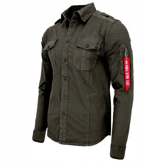 Koszula Alpha Industries Basic Shirt Slim 136426 Inna marka