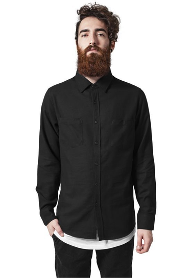 koszula CHECKED FLANELL blk/blk-M Urban Classics