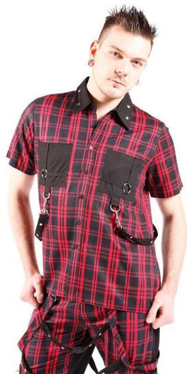 koszula DEAD THREADS - TARTAN -M Inna marka